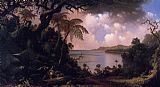 Famous Jamaica Paintings - View from Fern-Tree Walk Jamaica